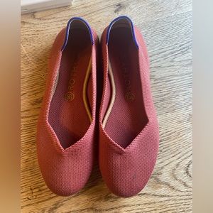 Rothy’s Copper round toe flats size 9